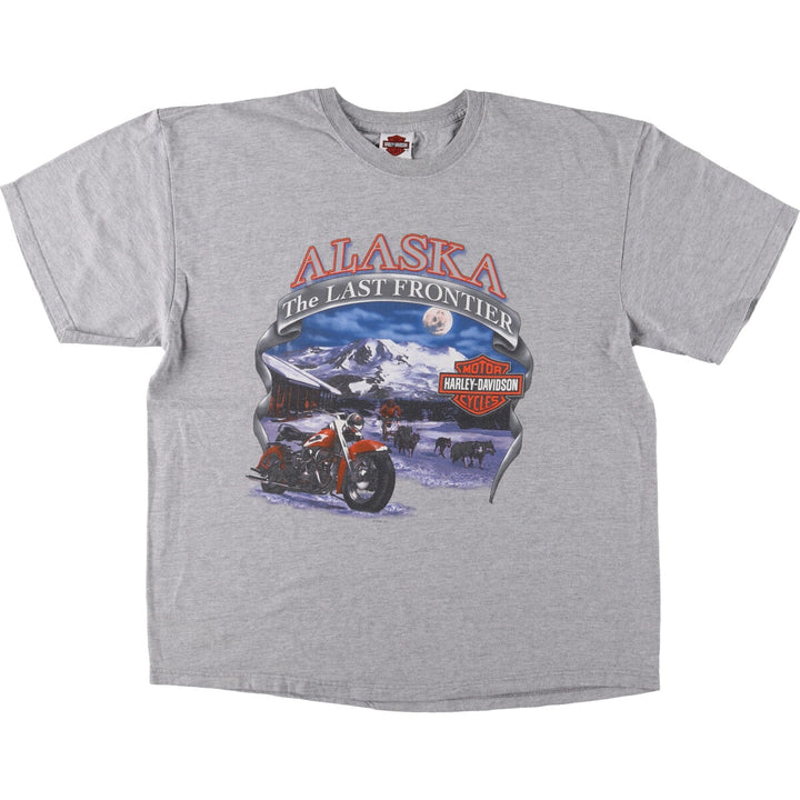 00'S Harley-Davidson Animal Pattern Motorcycle Bike T-shirt Made in USA Men's XL /eaa449636