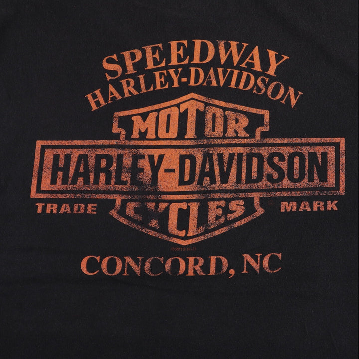 Harley-Davidson Pin-up Girl Motorcycle Bike T-shirt Men's XXL / eaa449641