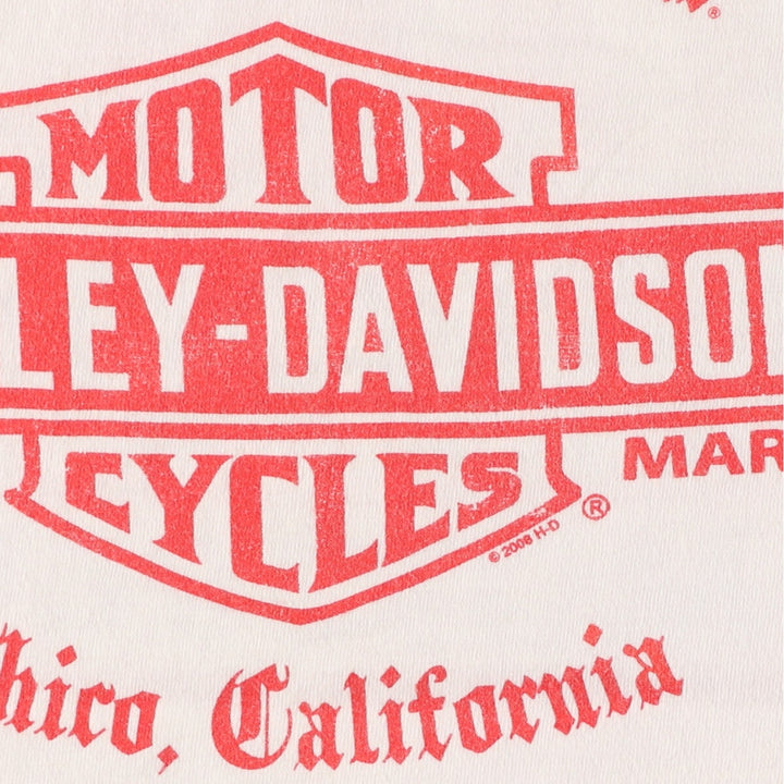 00'S Harley-Davidson Motorcycle Bike T-shirt Men's M size / eaa449657