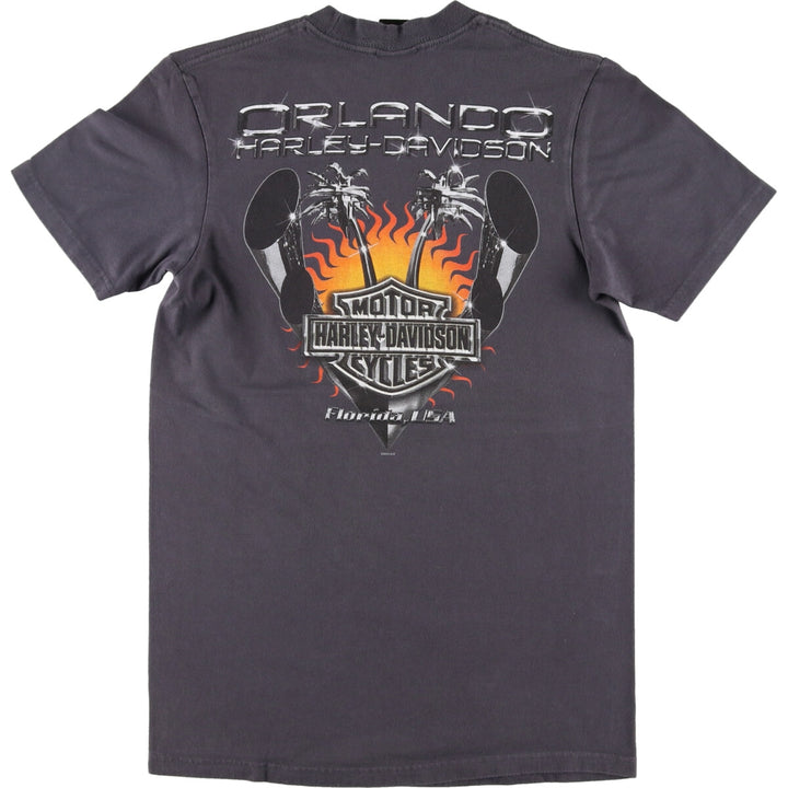 00s~ Harley-Davidson Motorcycle Bike T-shirt Men's M size /eaa449666