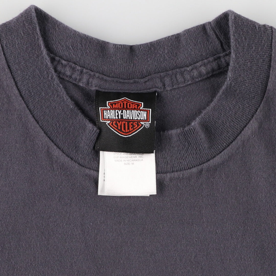 00s~ Harley-Davidson Motorcycle Bike T-shirt Men's M size /eaa449666
