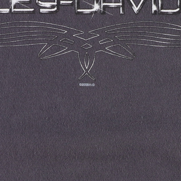 00s~ Harley-Davidson Motorcycle Bike T-shirt Men's M size /eaa449666