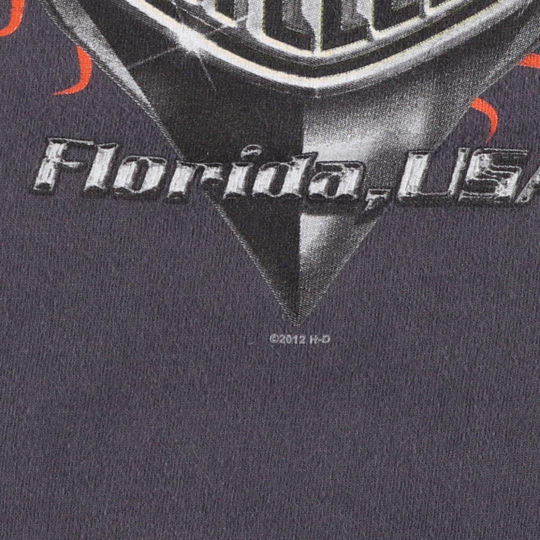 00s~ Harley-Davidson Motorcycle Bike T-shirt Men's M size /eaa449666