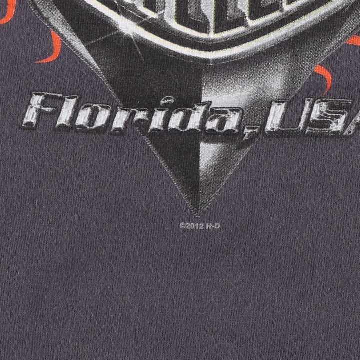 00s~ Harley-Davidson Motorcycle Bike T-shirt Men's M size /eaa449666
