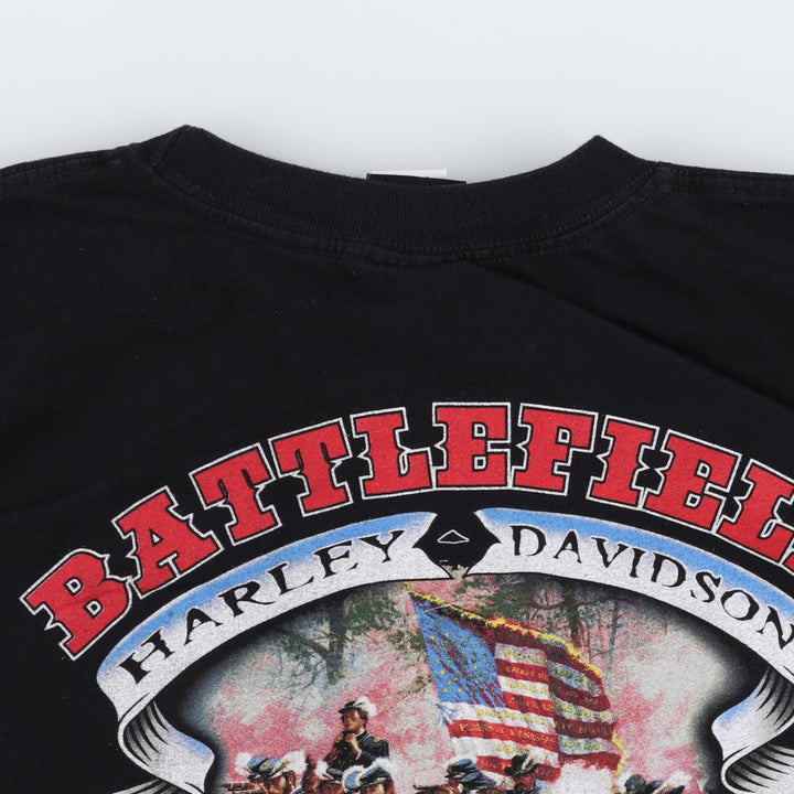 00'S Big Size Harley-Davidson Cut-off Motorcycle Bike T-Shirt Made in USA /eaa449668