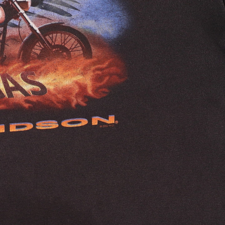 00'S Harley-Davidson Eagle Pattern Motorcycle Bike T-shirt Men's XL size /eaa449670