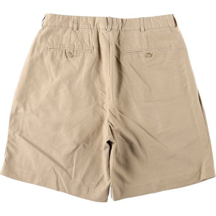 Ralph Lauren POLO by Ralph Lauren Two-pleat Chino Shorts Shorts Men's W32 equivalent silk Beige type Vintage Second Hand