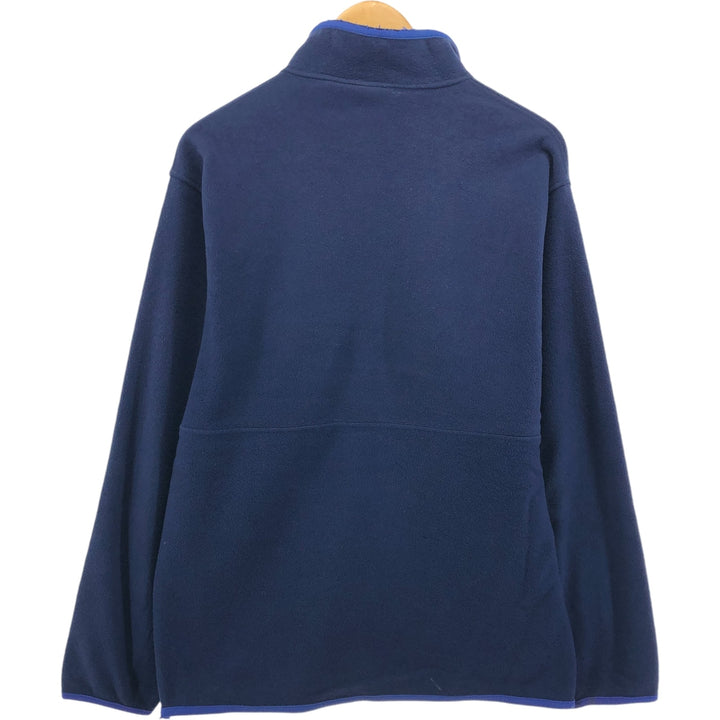 90'S Patagonia Synchilla 25735FA99 Half-Zip Fleece Pullover, Men's Size L, Vintage polyester navy blue type Vintage Second Hand