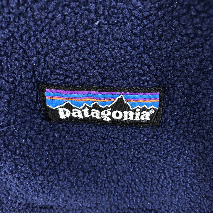 90'S Patagonia Synchilla 25735FA99 Half-Zip Fleece Pullover, Men's Size L, Vintage polyester navy blue type Vintage Second Hand