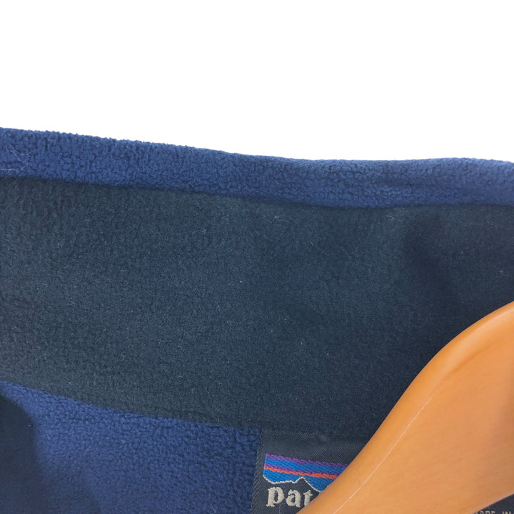 00'S Patagonia Windproof Jacket 25322FA00 Fleece Jacket Made in USA Men's M Size polyester navy blue type Vintage Second Hand