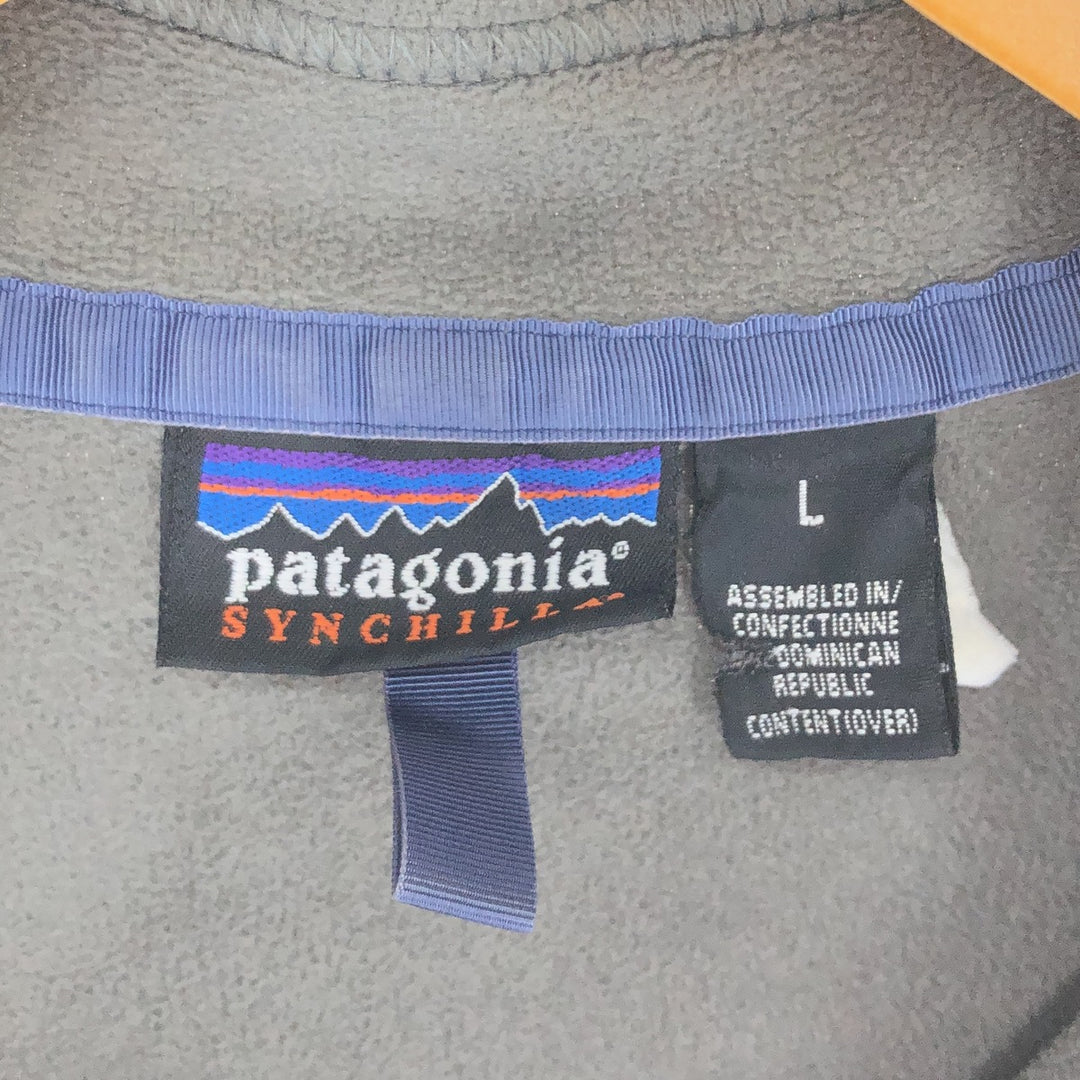 Patagonia SYNCHILLA Half-Zip Fleece Pullover, Men's L size / eaa449715