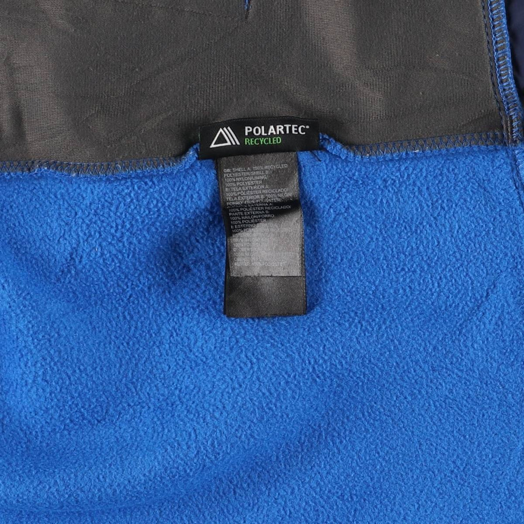 THE NORTH FACE Denali Jacket, Nylon x Fleece Jacket, Men's S Size recycled polyester blue type Vintage Second Hand