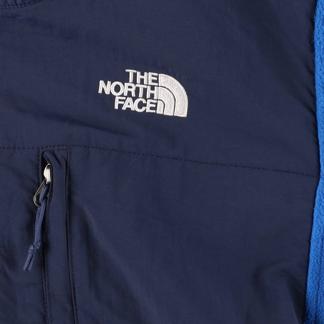 THE NORTH FACE Denali Jacket, Nylon x Fleece Jacket, Men's S Size recycled polyester blue type Vintage Second Hand