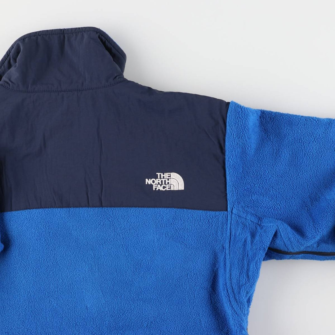 THE NORTH FACE Denali Jacket, Nylon x Fleece Jacket, Men's S Size recycled polyester blue type Vintage Second Hand