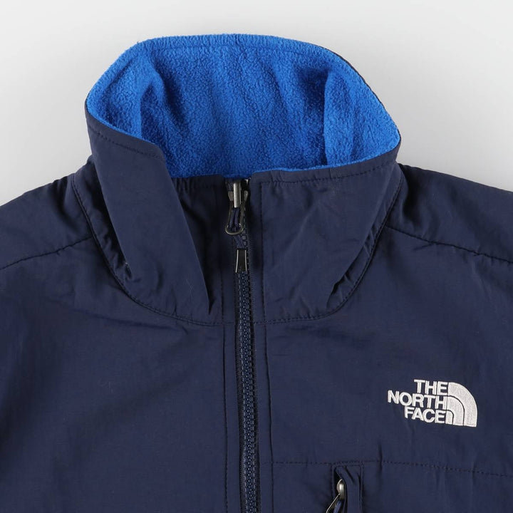 THE NORTH FACE Denali Jacket, Nylon x Fleece Jacket, Men's S Size recycled polyester blue type Vintage Second Hand