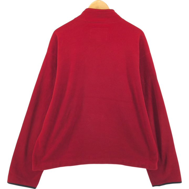 Ralph Lauren POLO SPORT Men's Fleece Jacket, Size XXL polyester red type Vintage Second Hand