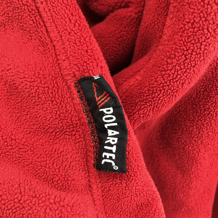 Ralph Lauren POLO SPORT Men's Fleece Jacket, Size XXL polyester red type Vintage Second Hand