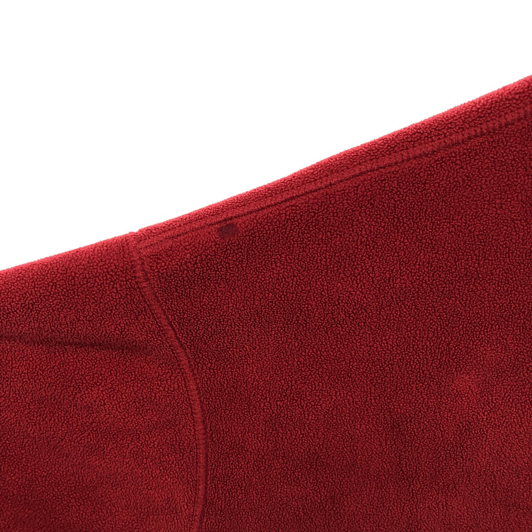 Ralph Lauren POLO SPORT Men's Fleece Jacket, Size XXL polyester red type Vintage Second Hand