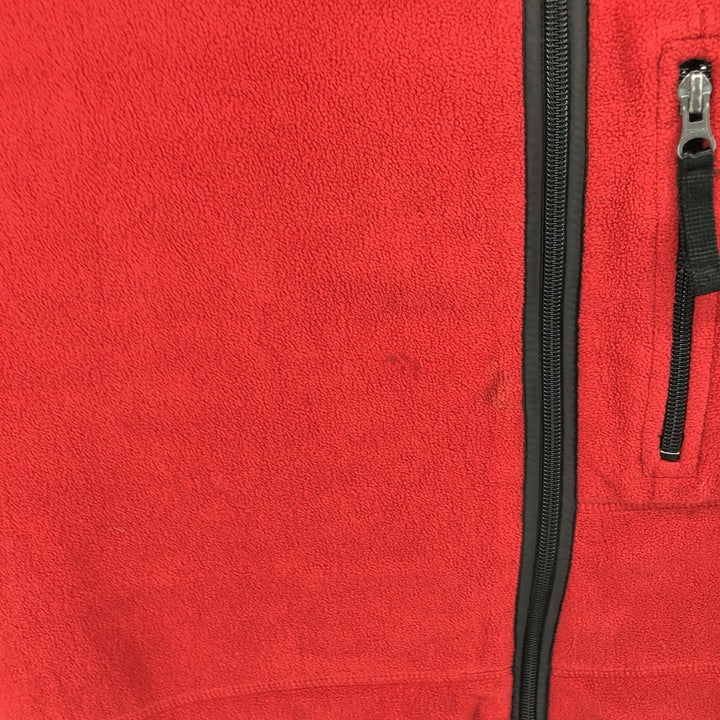 Ralph Lauren POLO SPORT Men's Fleece Jacket, Size XXL polyester red type Vintage Second Hand