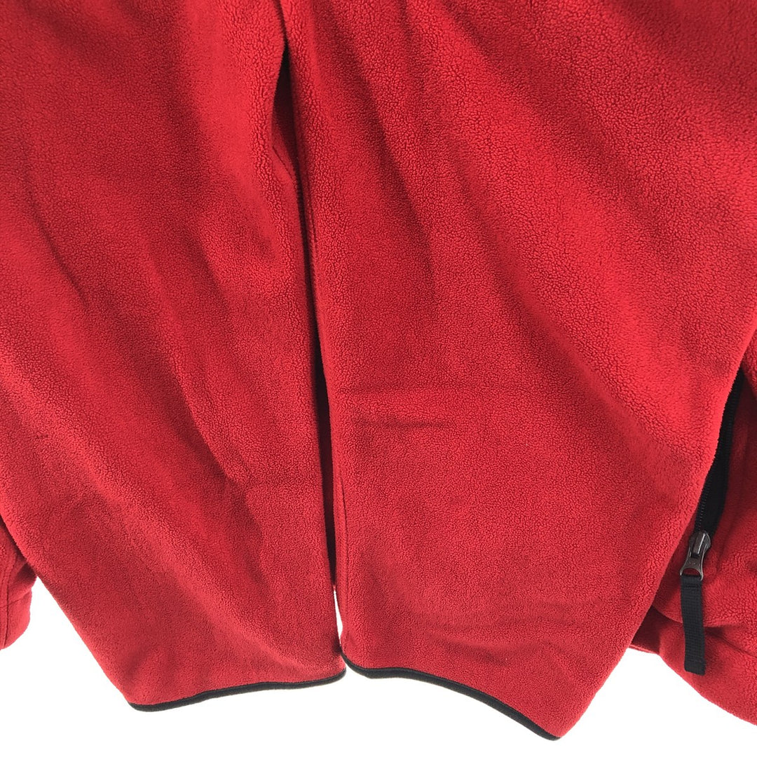 Ralph Lauren POLO SPORT Men's Fleece Jacket, Size XXL polyester red type Vintage Second Hand