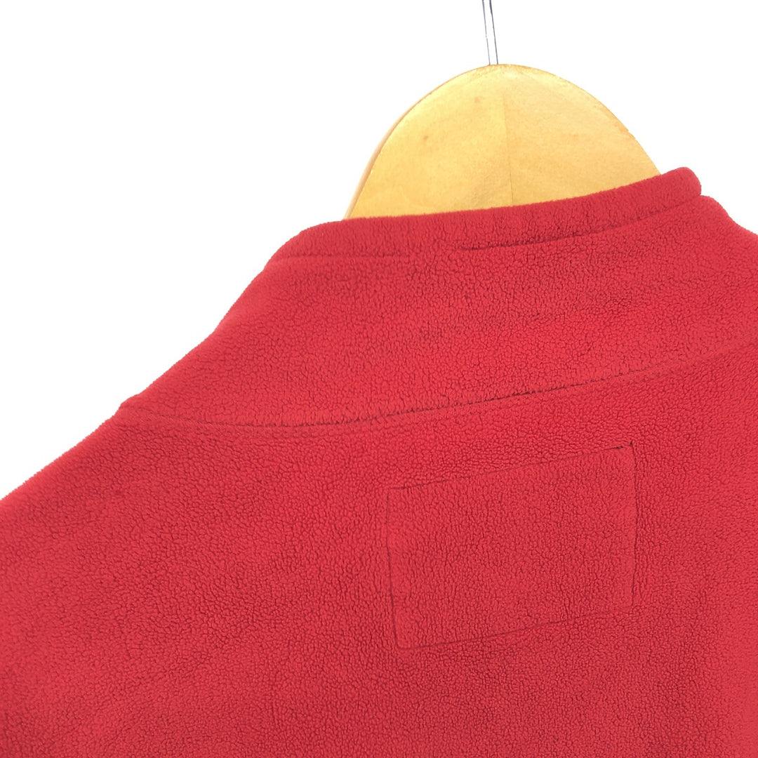 Ralph Lauren POLO SPORT Men's Fleece Jacket, Size XXL polyester red type Vintage Second Hand