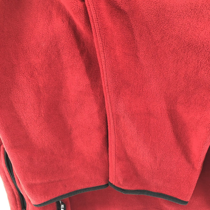Ralph Lauren POLO SPORT Men's Fleece Jacket, Size XXL polyester red type Vintage Second Hand