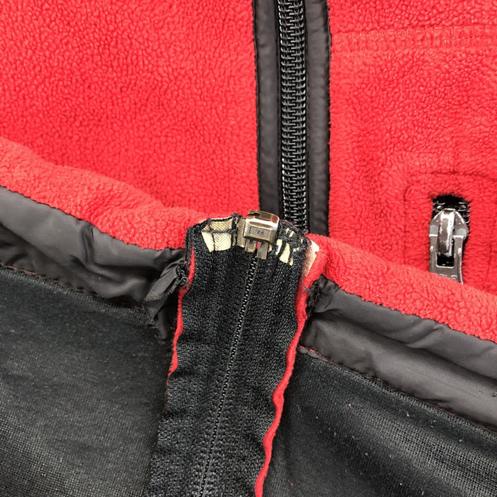 Ralph Lauren POLO SPORT Men's Fleece Jacket, Size XXL polyester red type Vintage Second Hand