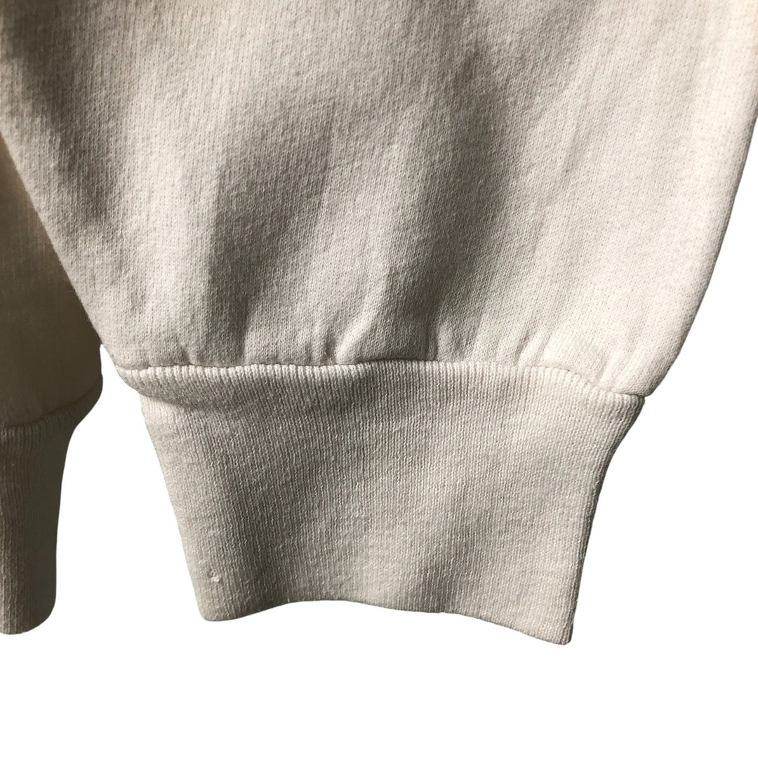 FABEC Printed Sweatshirt, Made in Canada, Men's Size L polyester white type Vintage Second Hand