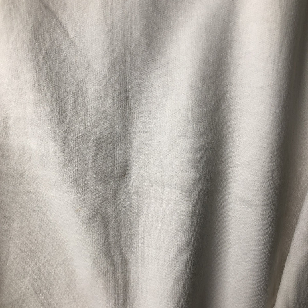 FABEC Printed Sweatshirt, Made in Canada, Men's Size L polyester white type Vintage Second Hand