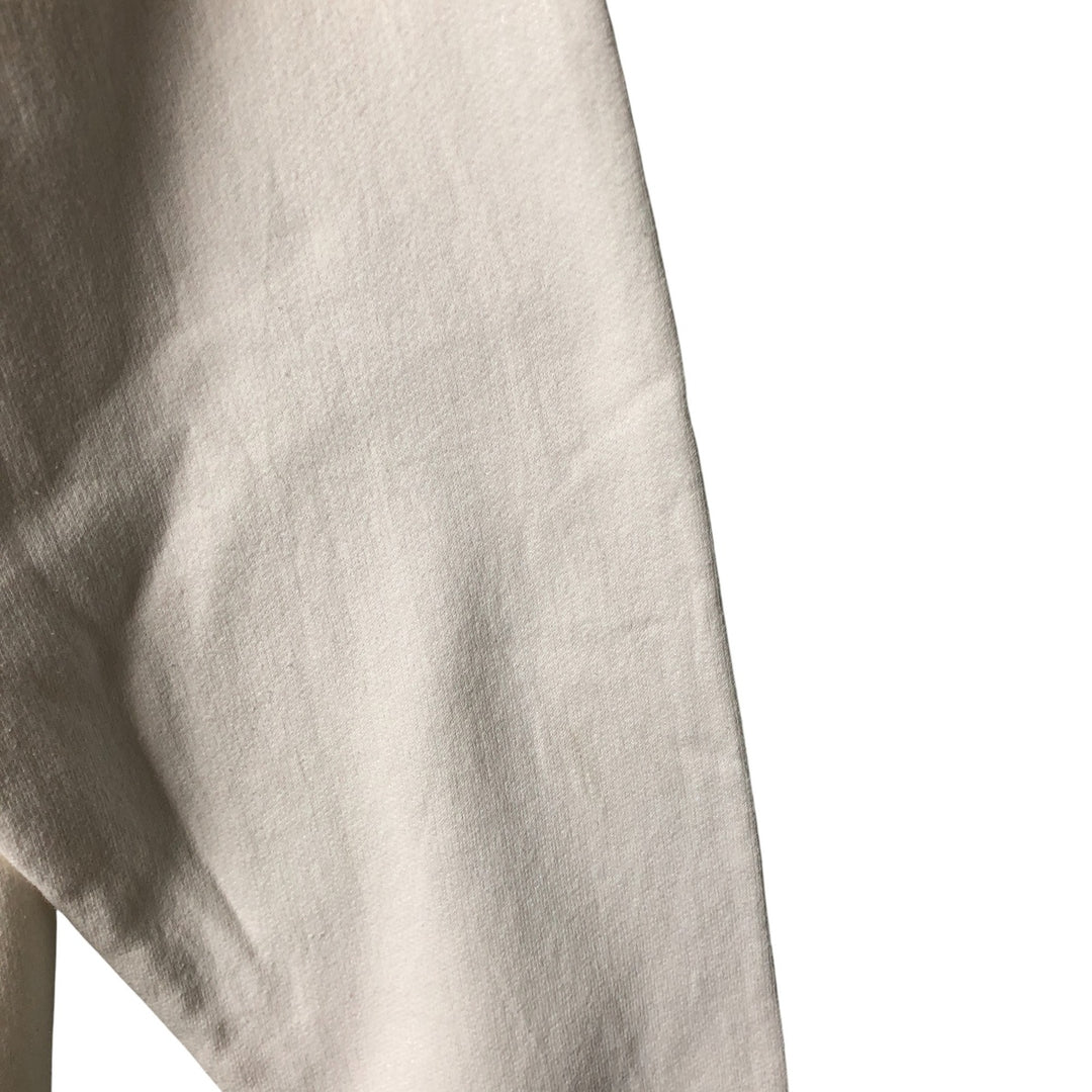 FABEC Printed Sweatshirt, Made in Canada, Men's Size L polyester white type Vintage Second Hand