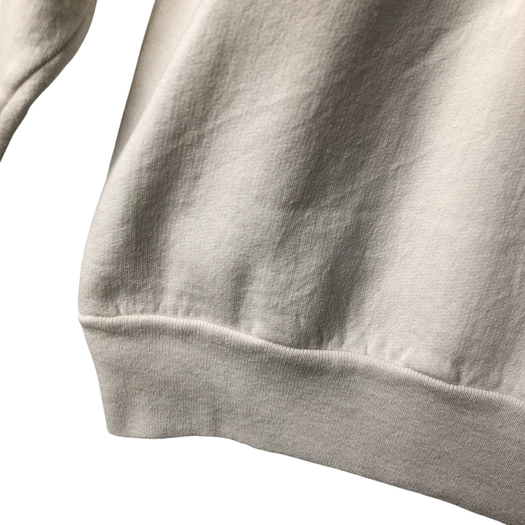FABEC Printed Sweatshirt, Made in Canada, Men's Size L polyester white type Vintage Second Hand
