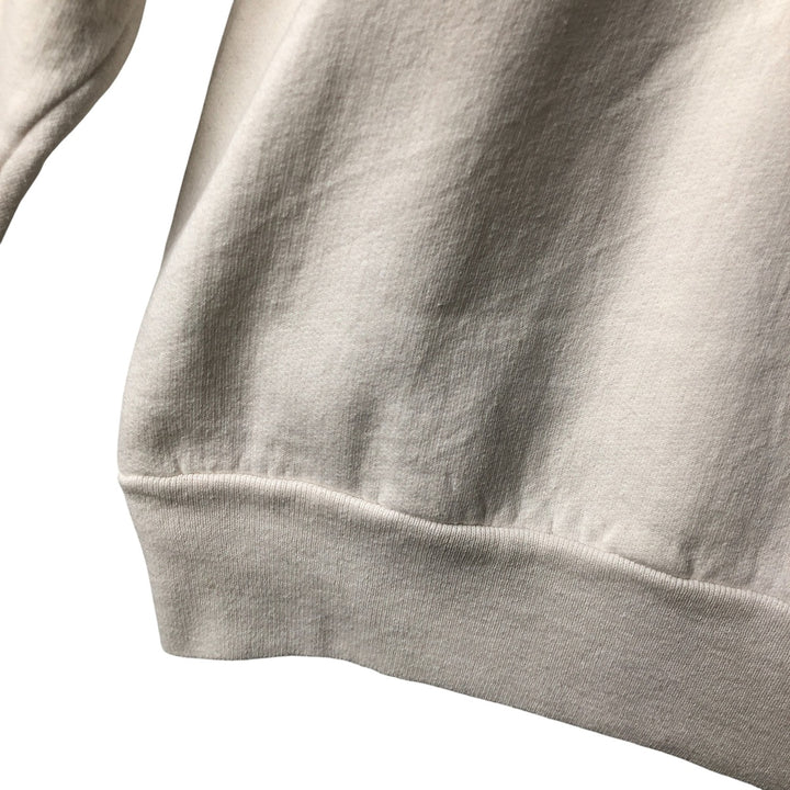 FABEC Printed Sweatshirt, Made in Canada, Men's Size L polyester white type Vintage Second Hand