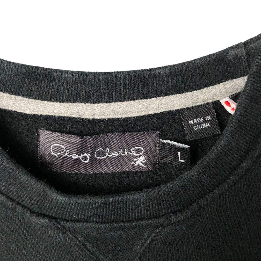 Vintage Play Cloths Men's Large Sweatshirt cotton black type Vintage Second Hand