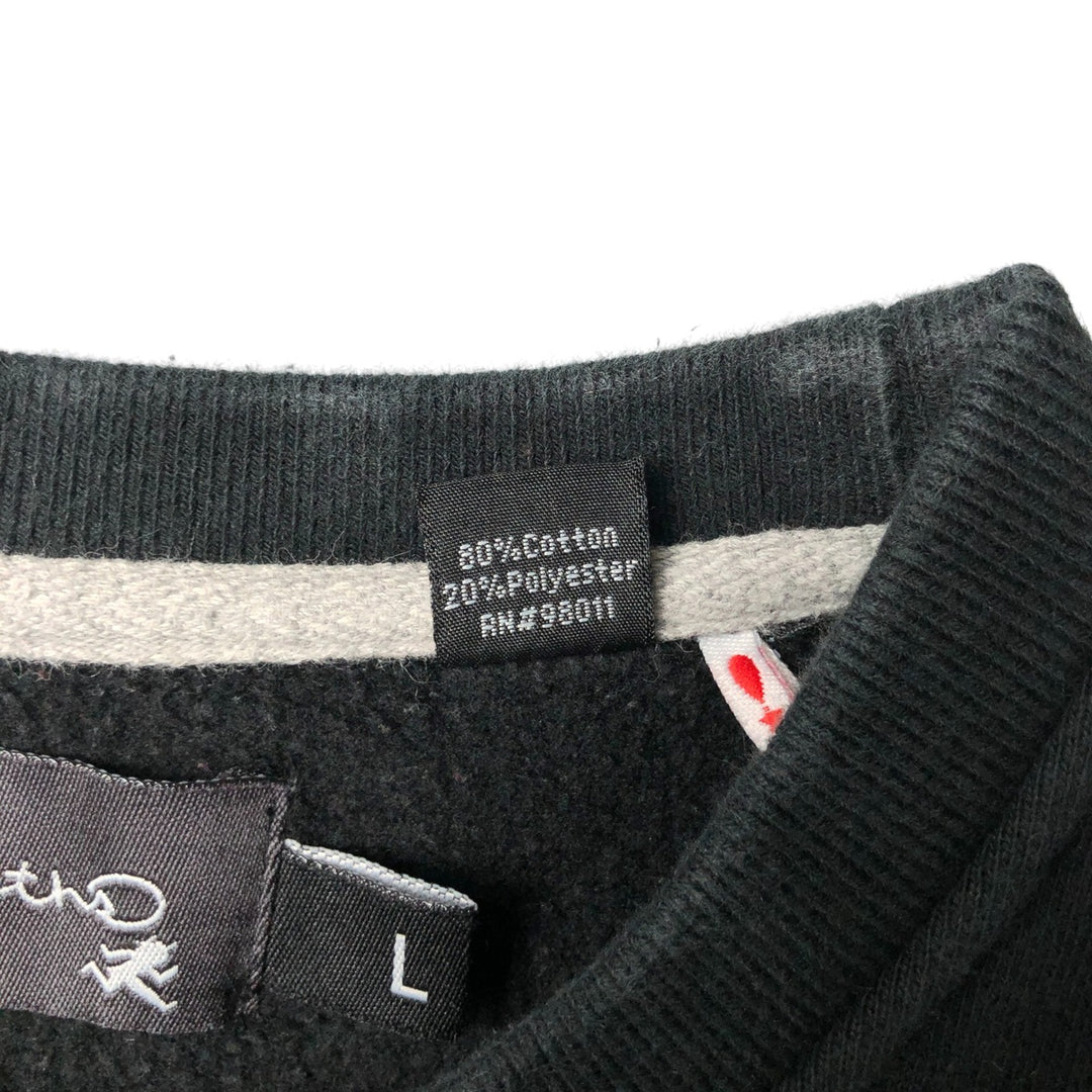 Vintage Play Cloths Men's Large Sweatshirt cotton black type Vintage Second Hand