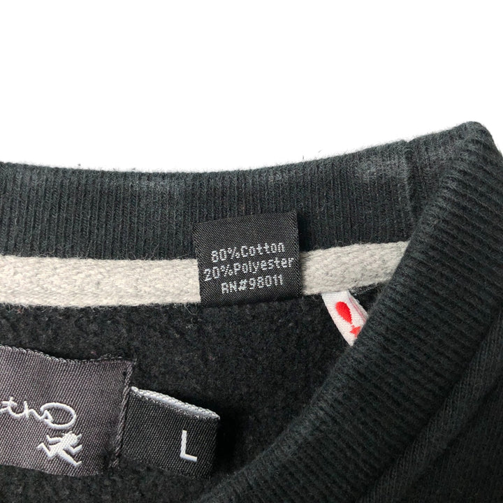 Vintage Play Cloths Men's Large Sweatshirt cotton black type Vintage Second Hand