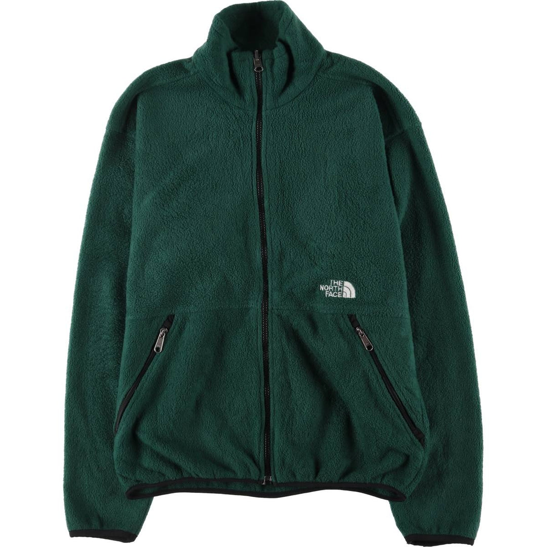 90'S The North Face Vintage Fleece Jacket, Men's Size Medium polyester green type Vintage Second Hand