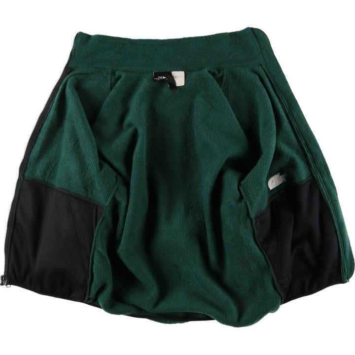 90'S The North Face Vintage Fleece Jacket, Men's Size Medium polyester green type Vintage Second Hand