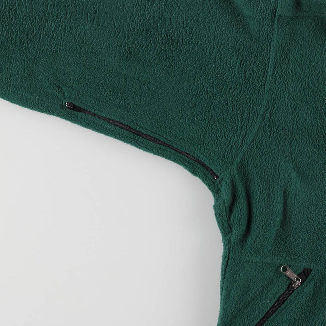90'S The North Face Vintage Fleece Jacket, Men's Size Medium polyester green type Vintage Second Hand
