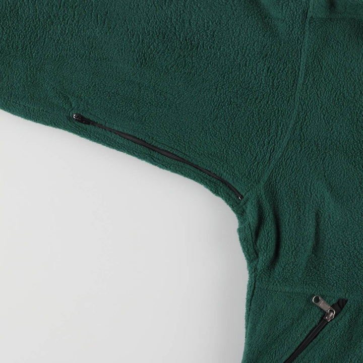 90'S The North Face Vintage Fleece Jacket, Men's Size Medium polyester green type Vintage Second Hand