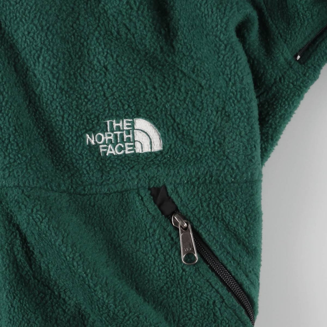 90'S The North Face Vintage Fleece Jacket, Men's Size Medium polyester green type Vintage Second Hand