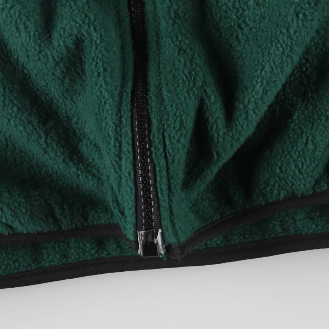 90'S The North Face Vintage Fleece Jacket, Men's Size Medium polyester green type Vintage Second Hand