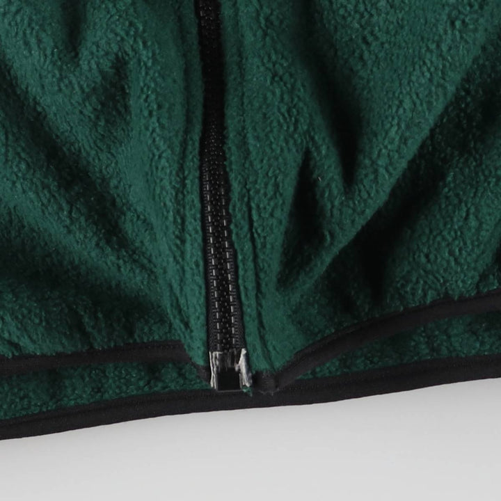 90'S The North Face Vintage Fleece Jacket, Men's Size Medium polyester green type Vintage Second Hand