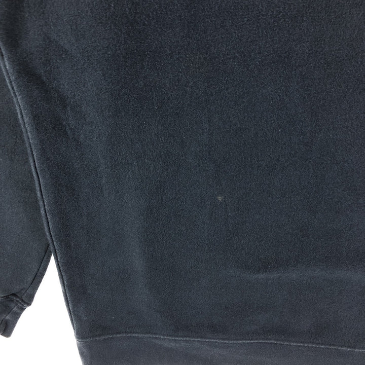 Dubwear Clothing Co. College Half-Zip Sweatshirt, Men's S Size cotton navy blue type Vintage Second Hand