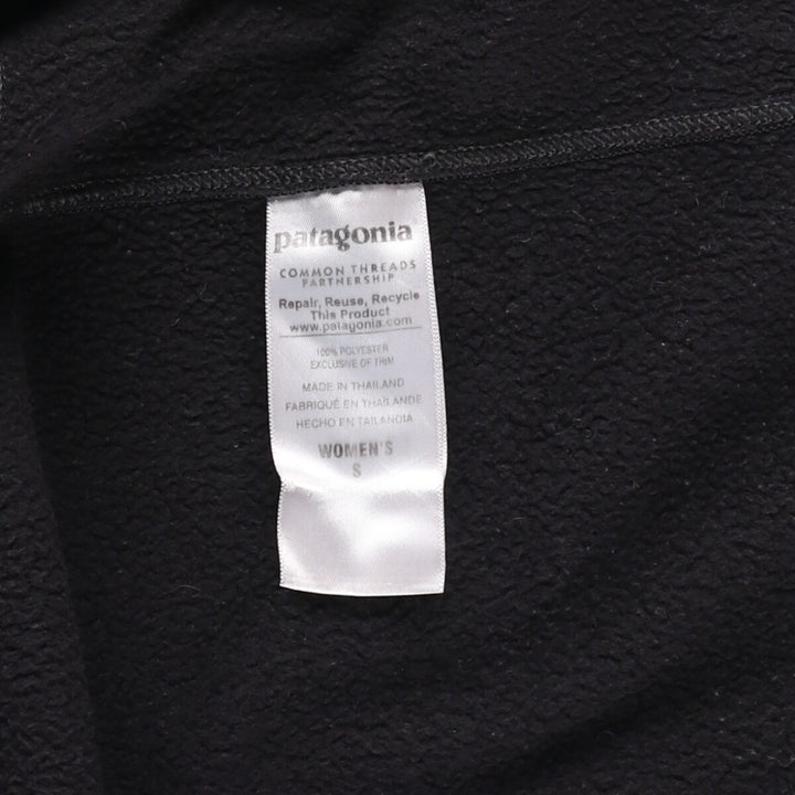 Patagonia 25935FA15 Fleece Jacket, Women's, Size Small polyester black type Vintage Second Hand