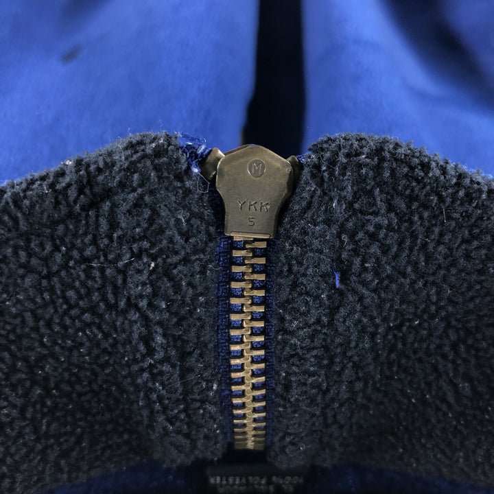 Ralph Lauren POLO by Ralph Lauren Half-Zip Fleece Pullover, Men's Size L polyester blue type Vintage Second Hand