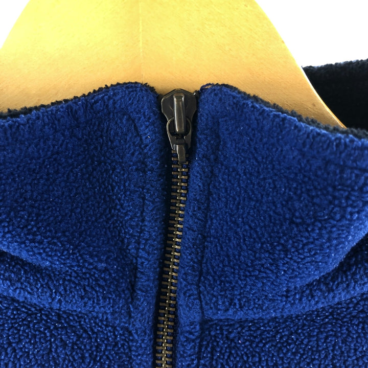 Ralph Lauren POLO by Ralph Lauren Half-Zip Fleece Pullover, Men's Size L polyester blue type Vintage Second Hand