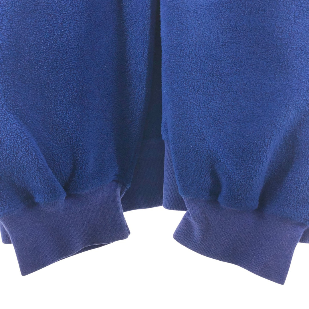 Ralph Lauren POLO by Ralph Lauren Half-Zip Fleece Pullover, Men's Size L polyester blue type Vintage Second Hand