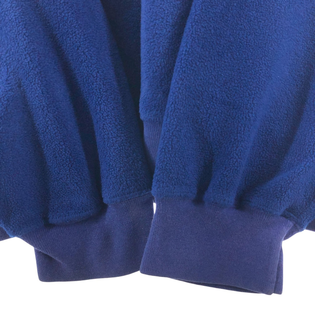 Ralph Lauren POLO by Ralph Lauren Half-Zip Fleece Pullover, Men's Size L polyester blue type Vintage Second Hand