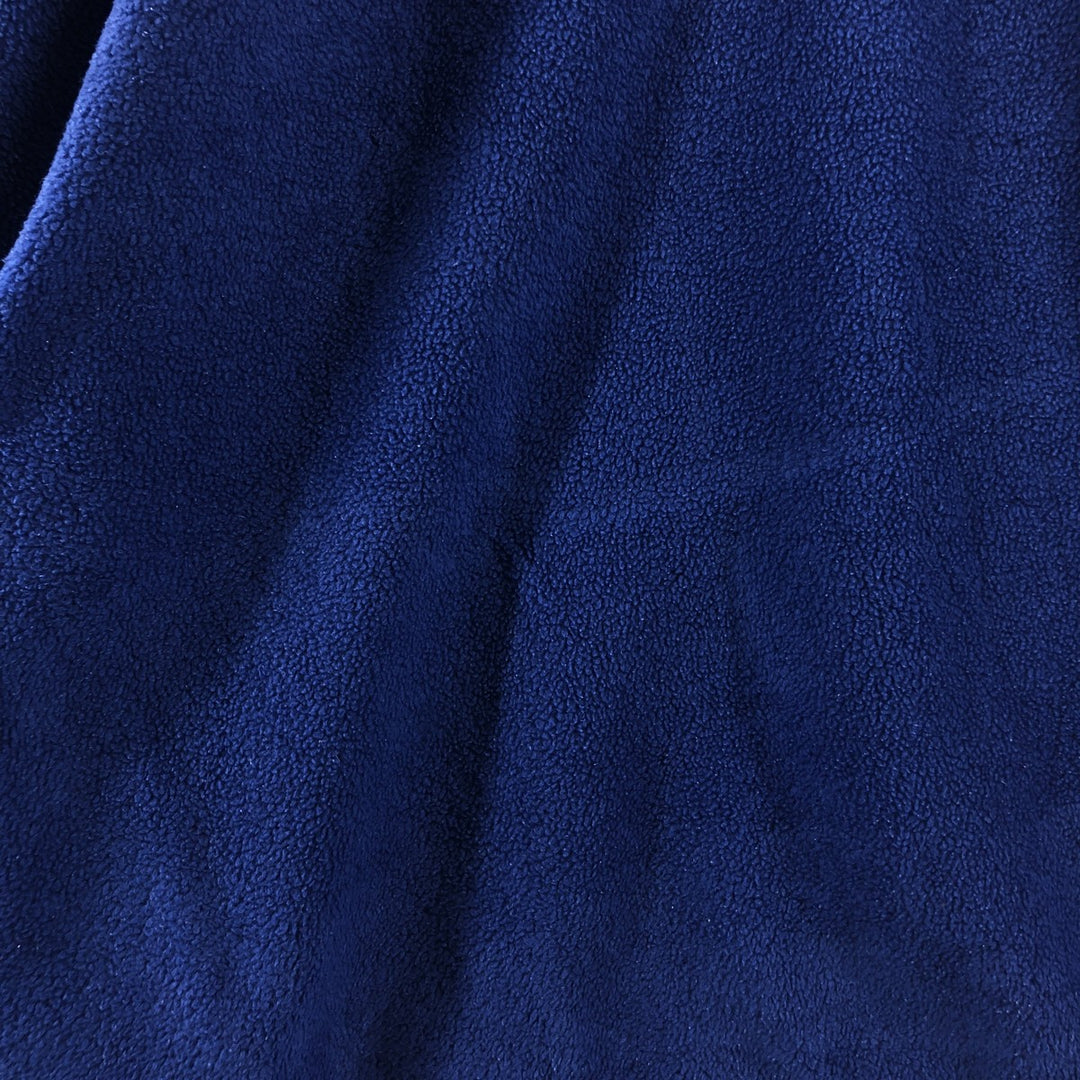 Ralph Lauren POLO by Ralph Lauren Half-Zip Fleece Pullover, Men's Size L polyester blue type Vintage Second Hand