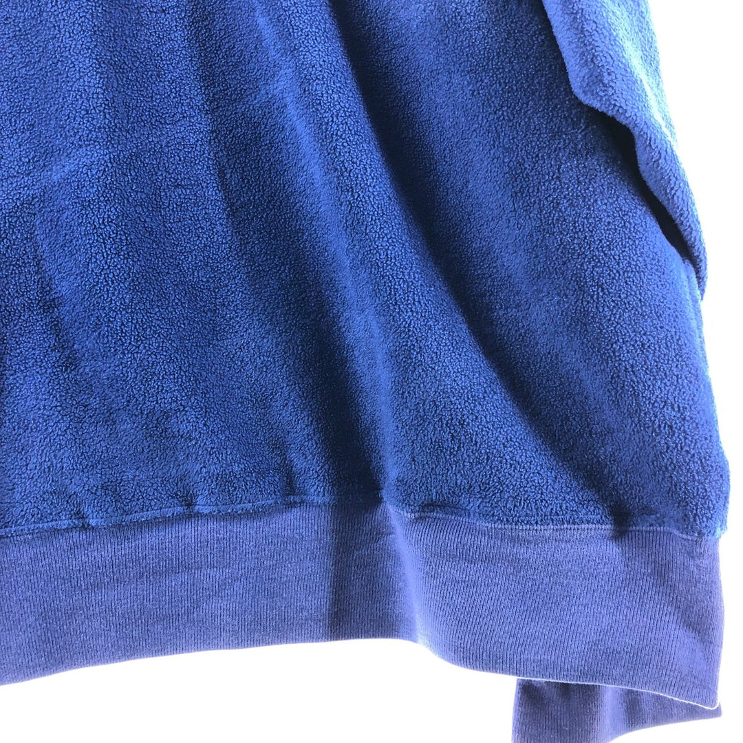 Ralph Lauren POLO by Ralph Lauren Half-Zip Fleece Pullover, Men's Size L polyester blue type Vintage Second Hand